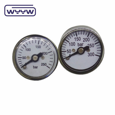 1 inci 25mm kecil Air Pressure Gauge 4% Kecepatan Kecepatan Stainless Steel Case