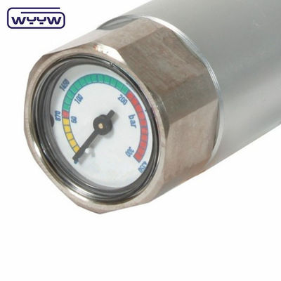 350 Bar Miniatur Tekanan Gauge 23mm Kuningan Kasus Back Mounting