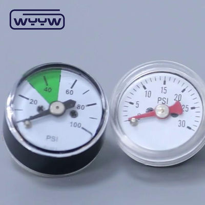 Back Mount 23mm Pressure Gauge Manometer Untuk Aksesoris Alat Pemadam Kebakaran