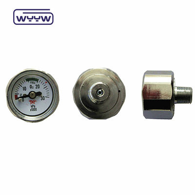 1 Inch 25mm Bar Psi Manometer Tekanan Kecil 1/8 Npt 1 Tahun Garansi