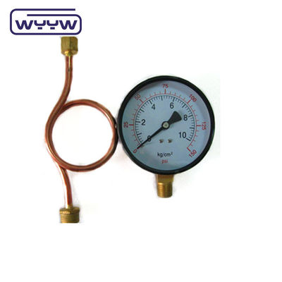 60mm 100mm Gauge Tekanan Tinggi Meter Dengan Radiating Tube Air