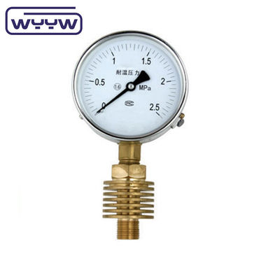 100mm Tekanan Tekanan Tinggi Gauge Baja tahan karat Material