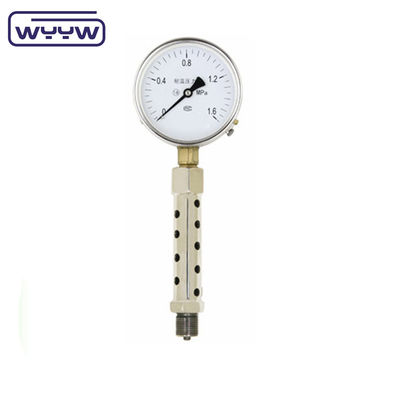 100mm Tekanan Tekanan Tinggi Gauge Baja tahan karat Material