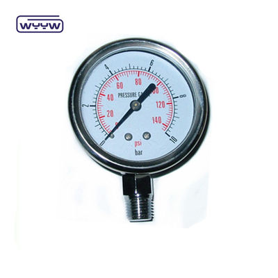 tidak ada kasus stainless steel gauge tekanan minyak