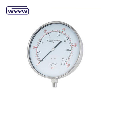 tidak ada kasus stainless steel gauge tekanan minyak