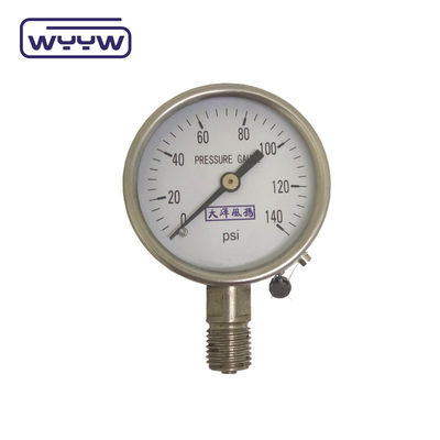Radial kering stainless steel Pressure Gauge 60mm Back Mounting