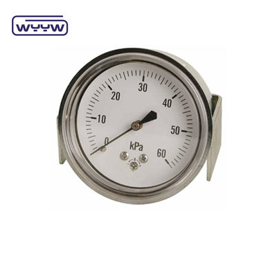 Pengukur tekanan baja tahan karat kering 60mm Manometer Pressure Gauge
