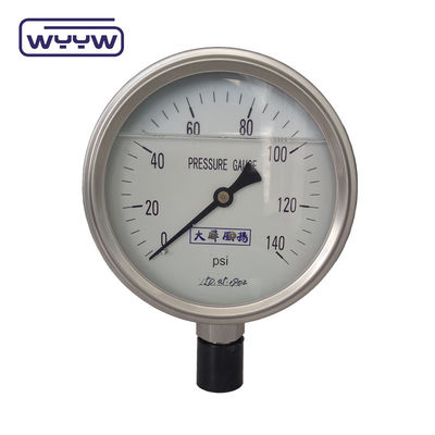 SS304 0-100Bar PSI 63mm 100mm Gliserin Manometer Pressure Gauge Gliserin diisi
