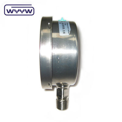 Bayonet Kgf/Cm2 Psi 4 &quot;Licid Filled Pressure Gauge Bagian bawah Koneksi