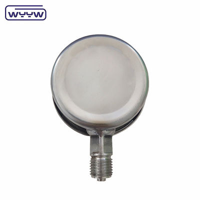 60mm Silikon Cairan Hidraulik Diisi Tekanan Gauge Baja tahan karat