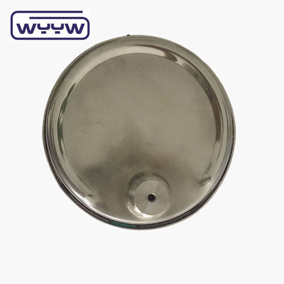 Back Connection 100mm Oil Filled Pressure Gauge Ss304 Baja tahan karat