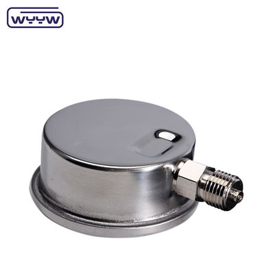 CE Tekanan Tinggi Gauge Autoclave Baja Rinsless Tekanan Gauge Manometer