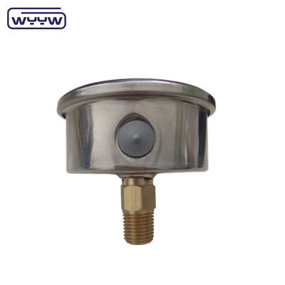 2.5&quot; Manometer Tekanan Masuk Belakang Gliserin Tekanan Tinggi