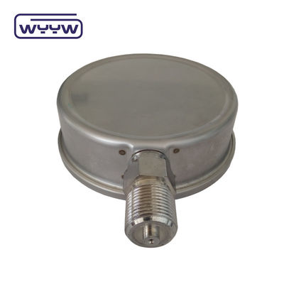 OEM ODM OBM Liquid Filled Pressure Gauge 100mm Bahan baja tahan karat