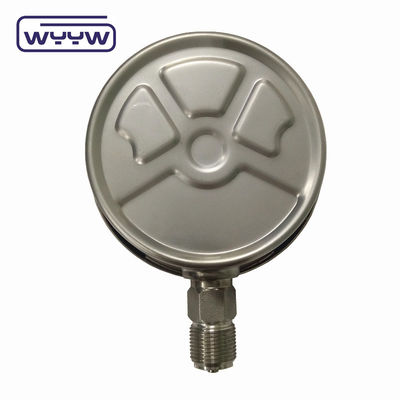 Semua stainless steel Pressure Gauge Manometer yang diisi cairan