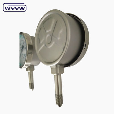 Meter Tekanan Industri Berisi Minyak 4&quot; 100mm