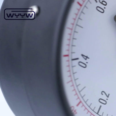 Ekonomi Tekanan Gauge Bourdon Tabung 16 Bar Psi Gas Manometer Air