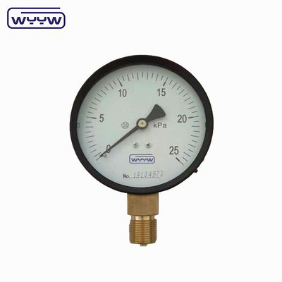 Kapsul Pressure Gauge 100 Mbar Bellows Manometer 100mm G1/2&quot;