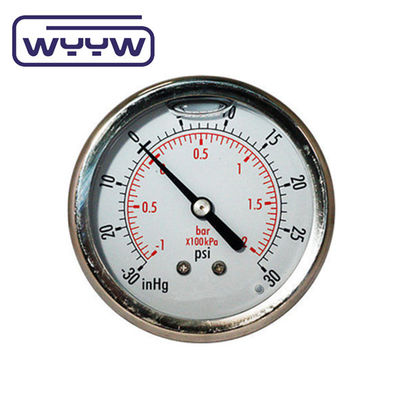 Komposisi Pressure Gauge Vakum Dan Positif Pressure Manometer 63mm 100mm