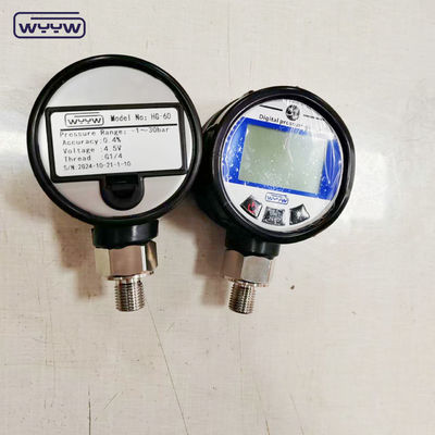 65mm digital hydraulic pressure gauge -1-40 bar Komposisi Baterai Powered Manometer