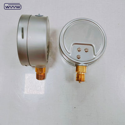 Kasus baja tahan karat Bezel Tekanan gas Manometer 0-25MPa 0-250kgf/Cm2
