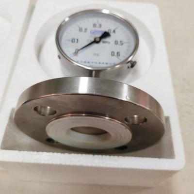 1/2 Thread Size Bourdon Tube Pressure Gauge dengan 1/4 Inch NPT Connection Size untuk pengukuran tekanan yang akurat