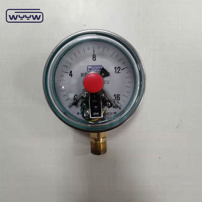 100mm Electric Contact Pressure Gauge untuk pengukuran tekanan industri di lingkungan yang menuntut
