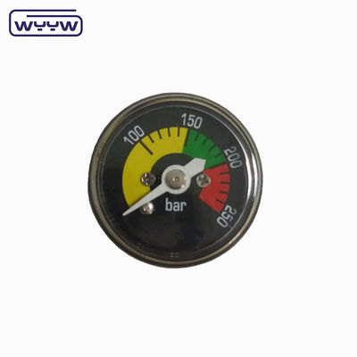 Back Mounting Mini Pressure Gauge Dengan Psi Scale Unit Dan Opsi Kustomisasi
