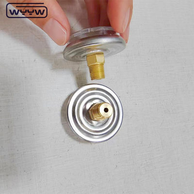 Mini Pressure Gauge Untuk Pengukuran yang Tepat Dan Jangkauan Pengukuran Skala yang Dapat Dikustomisasi Sesuai Permintaan Keakuratan ± 4%