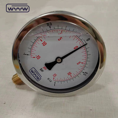 Gauge Bahan Koneksi Gerakan Kuningan Untuk Sistem Tekanan Dan Vakum Untuk Aplikasi Tugas Berat