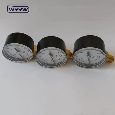 Bagian bawah Gunung Analog Dry Pressure Gauge Untuk Pembacaan Tekanan yang Tepat dan Mudah