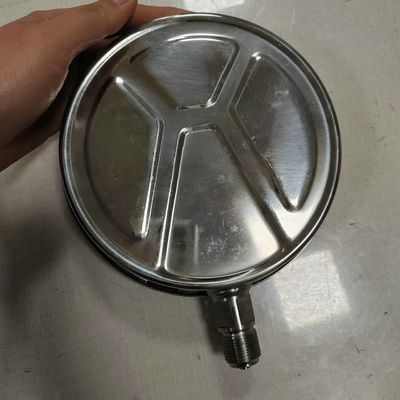 1 Tahun ±1,6% dari Akurasi Skala Penuh Cairan Gauge Vakum 1/4&quot; 1/2''BSP/PT/NPT/G/M Thread