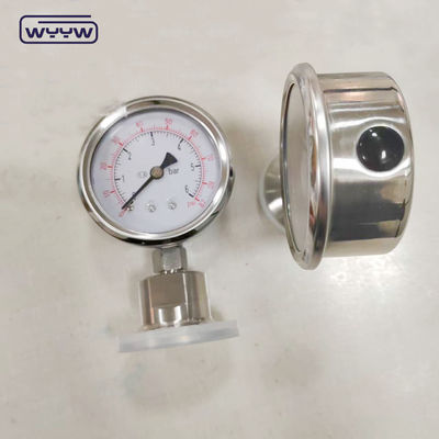 Direct Bottom atau Back Mounting Type Diaphragm Pressure Gauge dengan koneksi bawah