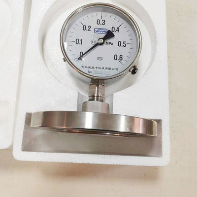 Koneksi Bagian Bawah NPT Thread Standard Diaphragm Type Pressure Gauge Untuk Pengendalian Tekanan dan Pemantauan yang Tepat