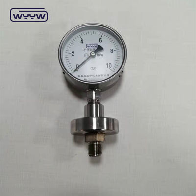 Perangkat Pengukuran Tekanan Diafragma yang Dipasang Secara Langsung di Bawah 1/4 1/2 &quot;Inch NPT BSP Ukuran Koneksi