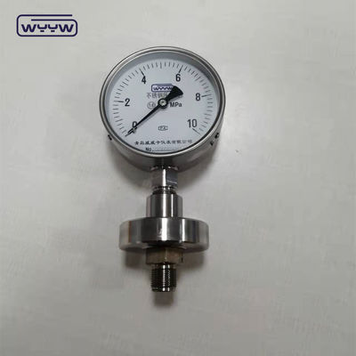 Perangkat Pengukuran Tekanan Diafragma yang Dipasang Secara Langsung di Bawah 1/4 1/2 &quot;Inch NPT BSP Ukuran Koneksi