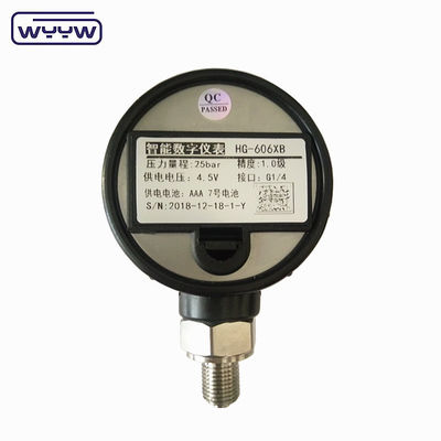 63mm Digital Pressure Gauge 100psi 300psi Lcd Display Baterai Daya Maometer