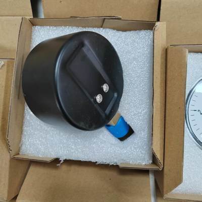 Pengukur tekanan kapsul 63mm, manometer bellow kpa cmH2O, koneksi bawah