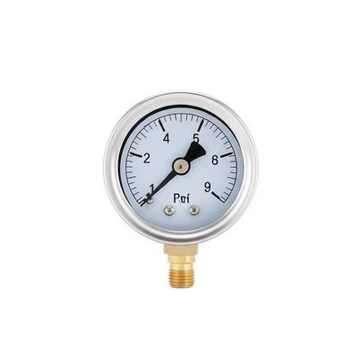 Manometer jenis pengukur tekanan manometer yang dibangun dengan penawaran casing stainless steel dan pembacaan tekanan yang konsisten