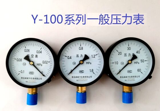 2 inci 4 inci 6 inci Economy Pressure Gauge untuk aplikasi industri dan komersial