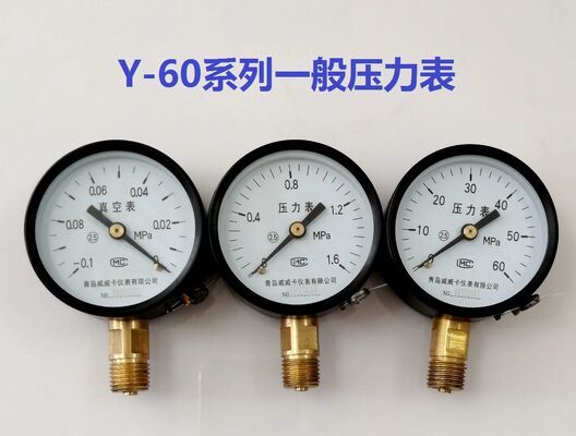 2 inci 4 inci 6 inci Economy Pressure Gauge untuk aplikasi industri dan komersial