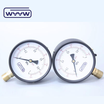 2 Inch Dial Ukuran Tekanan Tinggi Meter dengan 304 Case stainless steel - Industrial Pressure Gauge Manometer