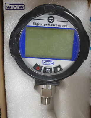 0.4% Baja Stainless Steel Penuh 5000 Psi 80mm Pengukur Tekanan Digital Manometer Digital Presisi