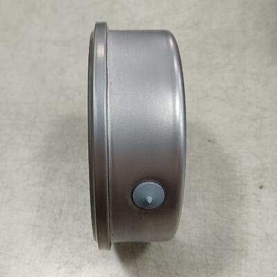 Pengukur Tekanan Hidraulik Berisi Cairan 4 inci 100mm dengan Rentang 0-2.5MPa/0-25kgf/cm² dan Desain Tahan Guncangan