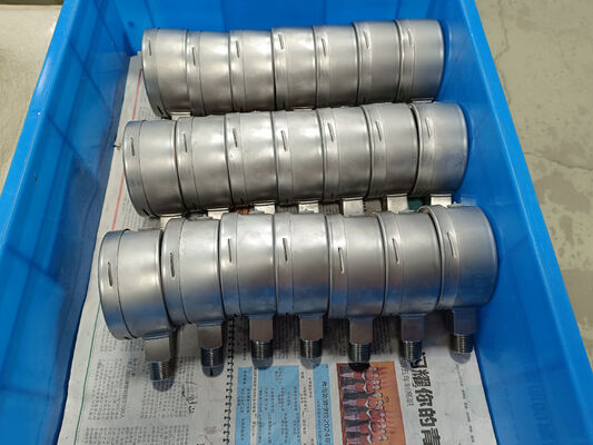 Pengukur Tekanan Baja Tahan Karat 316 4 Inci dengan Cincin Bayonet untuk Kinerja Tahan Guncangan