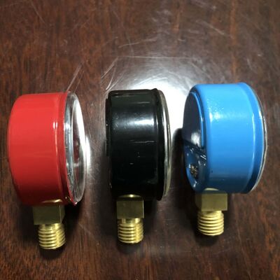 2-inci (50mm) Gas Test Pressure Gauge dengan kisaran 0-25MPa dan Sertifikasi Keakuratan Tinggi untuk Sistem Gas