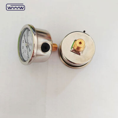 Pengukur Tekanan 40mm Isi Gliserin 2500kPa untuk Sistem Pemadam Kebakaran