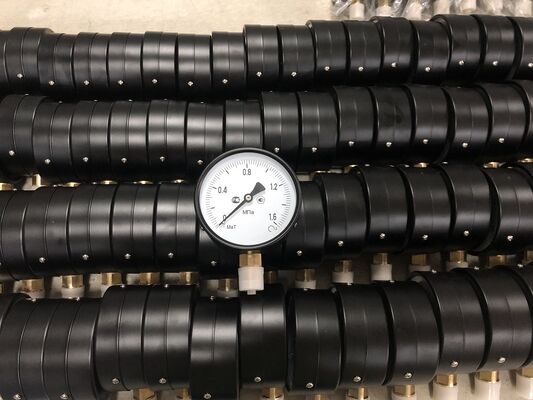 100mm Pengukur Tekanan Standar Rusia | Manometer Besi Hitam MPa