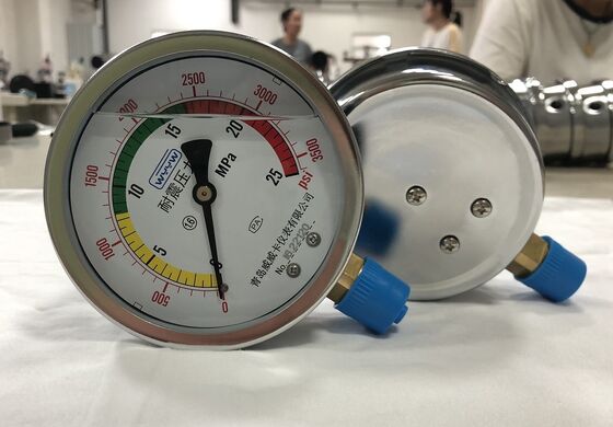 Manometer Pengukur Tekanan Baja Tahan Karat Menampilkan Dukungan Kustom OBM dan Kompatibilitas Fluida Udara Dirancang untuk Industri