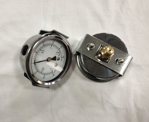 Pengukur Tekanan Semi-Baja 60mm dengan Pengukuran Skala Ganda untuk Aplikasi Industri